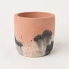 Smith & Goat Concrete Cylinder Pot - Blush, Charcoal & White - Large - Image 1