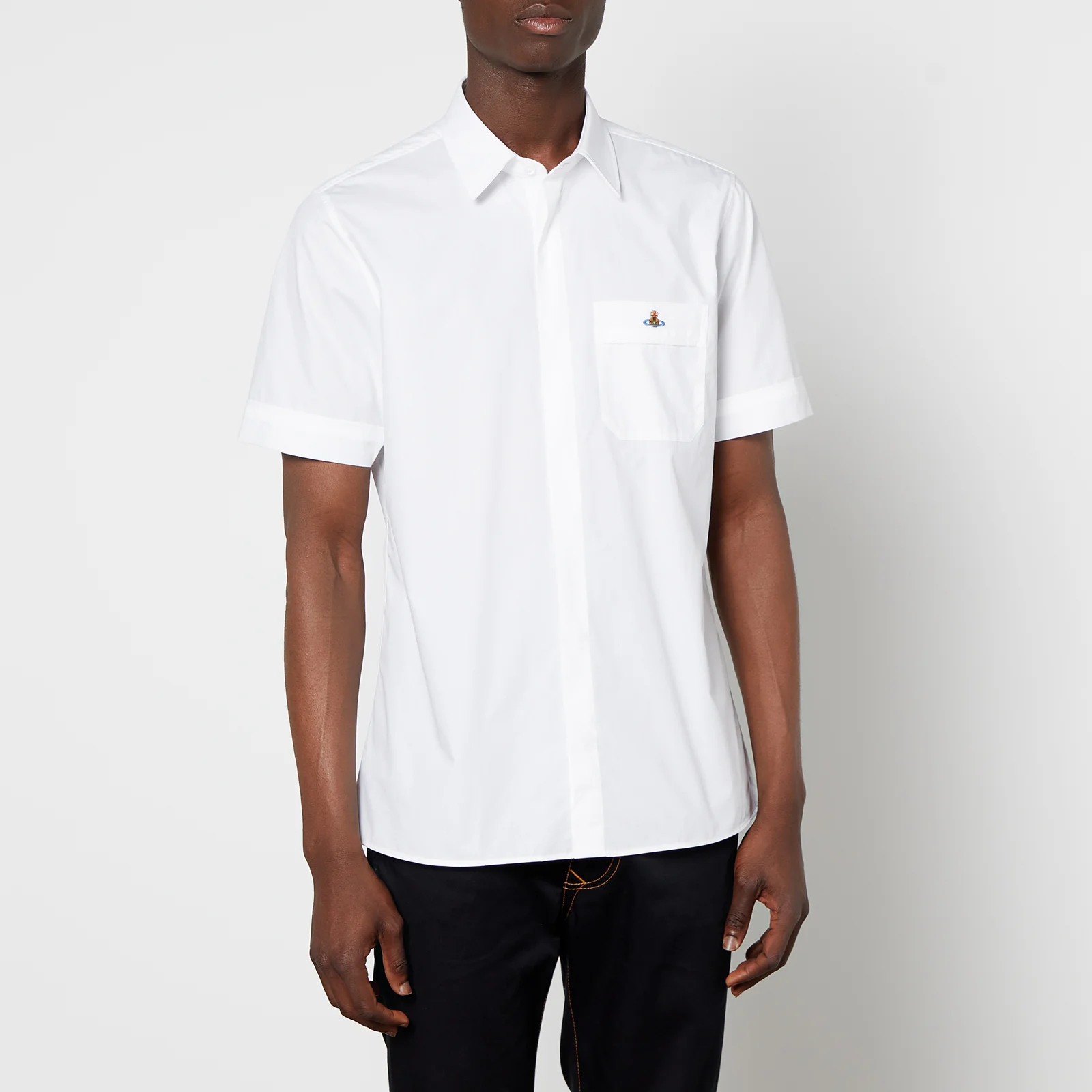 Vivienne Westwood Men's Classic Short Sleeve Shirt - White Image 1