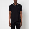 Vivienne Westwood Men's Stripe Collar Classic Polo Shirt - Black - Image 1