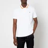 Vivienne Westwood Men's Stripe Collar Classic Polo Shirt - White - Image 1