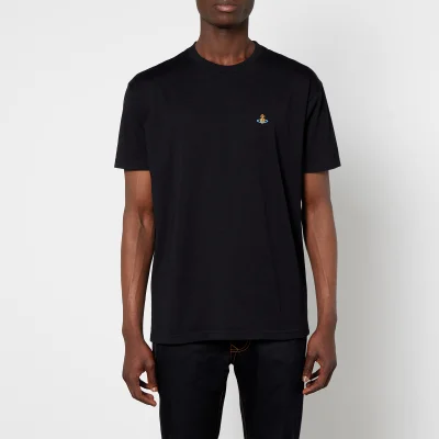 Vivienne Westwood Men's Multicolor Orb Classic T-Shirt - Black