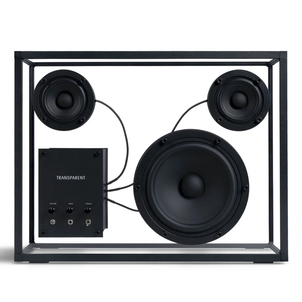 Transparent Large Speaker - Black Image 1