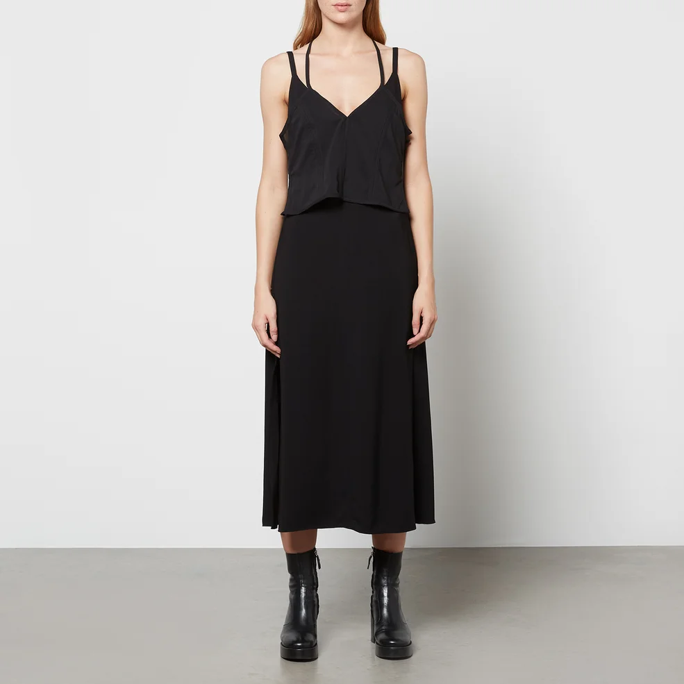 3.1 Phillip Lim Women's Cami Dress with Deconstructed Layer - Black Image 1