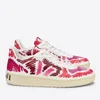 Veja X Marni Men's Leather Low Top Trainers - Ruby - Image 1