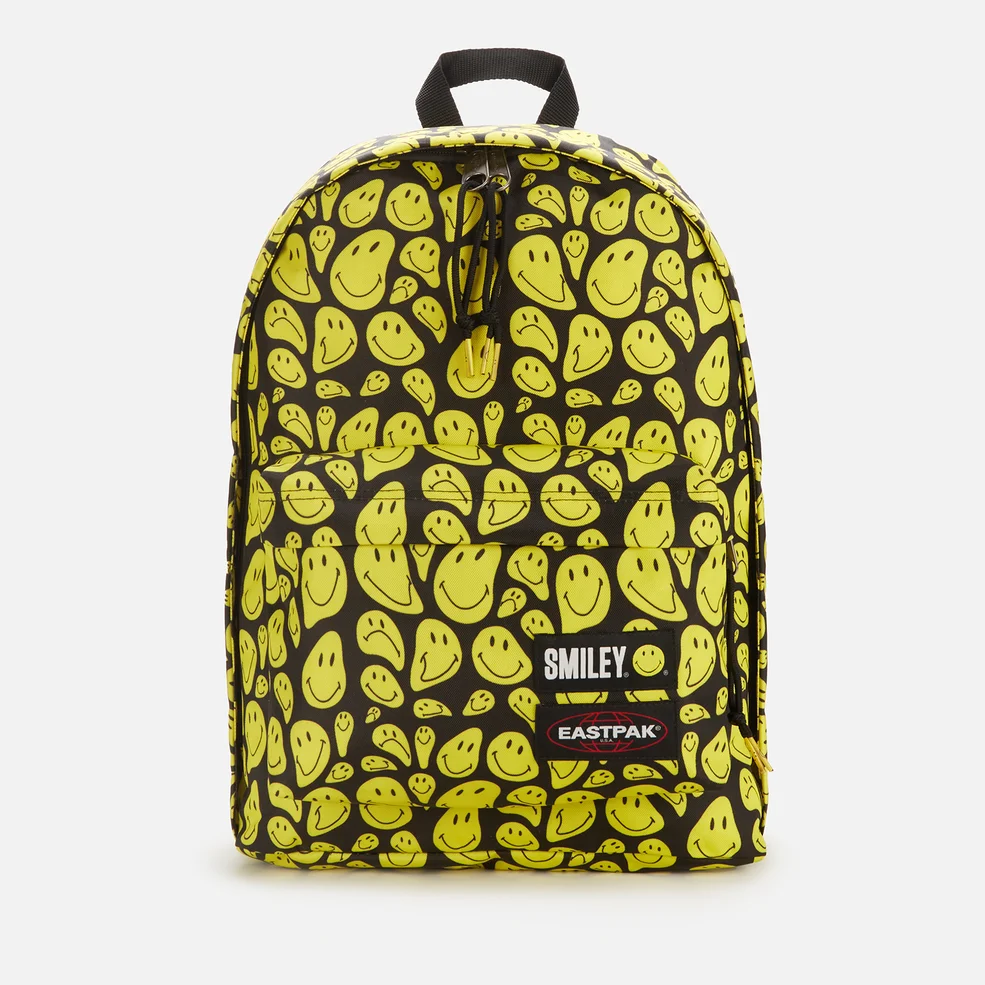 Eastpak Men's Smiley Out Of Office Backpack - AOP Yellow Image 1