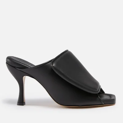 GIA BORGHINI Women's Gia 2 Leather Heeled Mules - Black