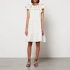 Sea New York Women's Thora Thread Pull Flutter Sleeve Tunic Dress - Cream - Image 1