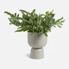 ïn home Clover Urn Vase - Light Grey - Image 1