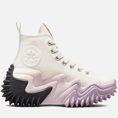 Converse Women's Run Star Motion All Star Mobility Hi-Top Trainers - Egret/Pale Amethyst/Storm Wind
