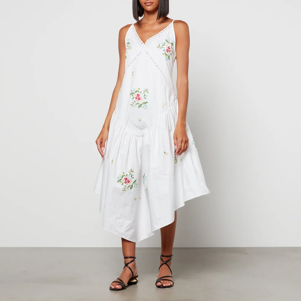 Naya Rea Women's Doris Cotton Lace Dress - White Image 1