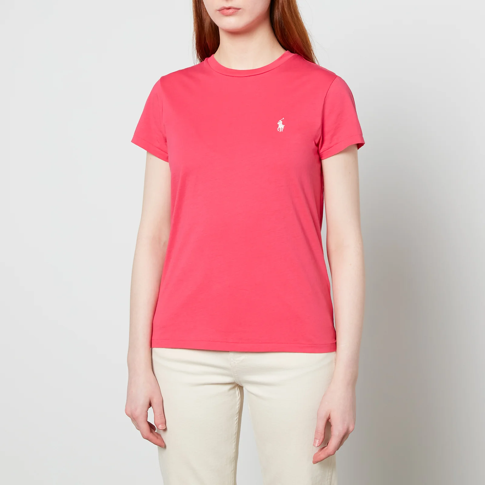 Polo Ralph Lauren Women's Mini Logo T-Shirt - Hot Pink Image 1