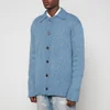 Our Legacy Men's Big Cardigan - Funky Blue Acrylic - Image 1