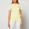 Maison Kitsuné Women's Fox Head Patch Classic T-Shirt - Light Yellow - Image 1