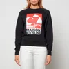 Maison Kitsuné Women's Red Anthony Burrill Adjusted Sweatshirt - Black - Image 1