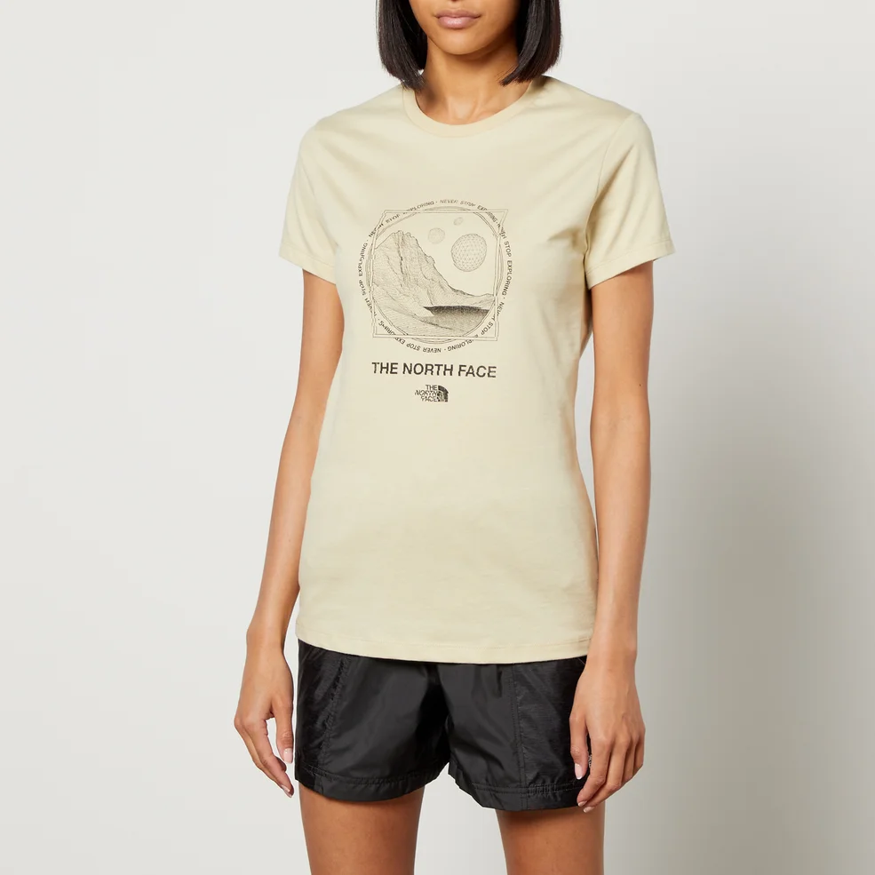 The North Face Women's Galahm Graphic T-Shirt - Gravel Image 1