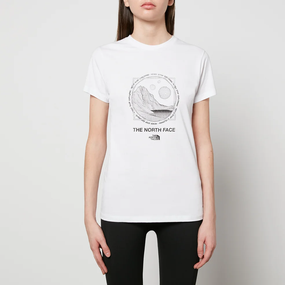 The North Face Women's Galahm Graphic T-Shirt - TNF White Image 1