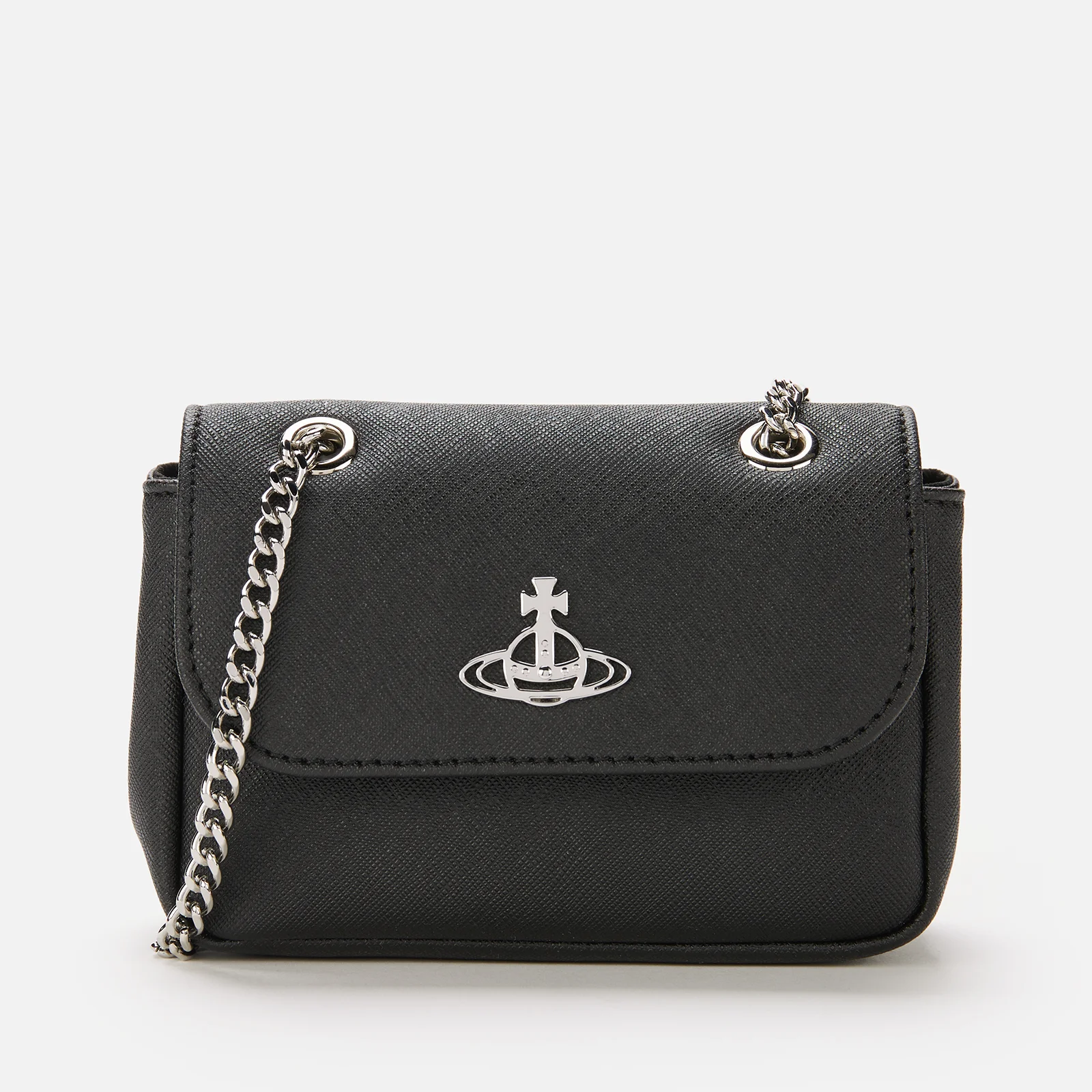 Vivienne Westwood Women's Derby Small Purse With Chain - Black Image 1