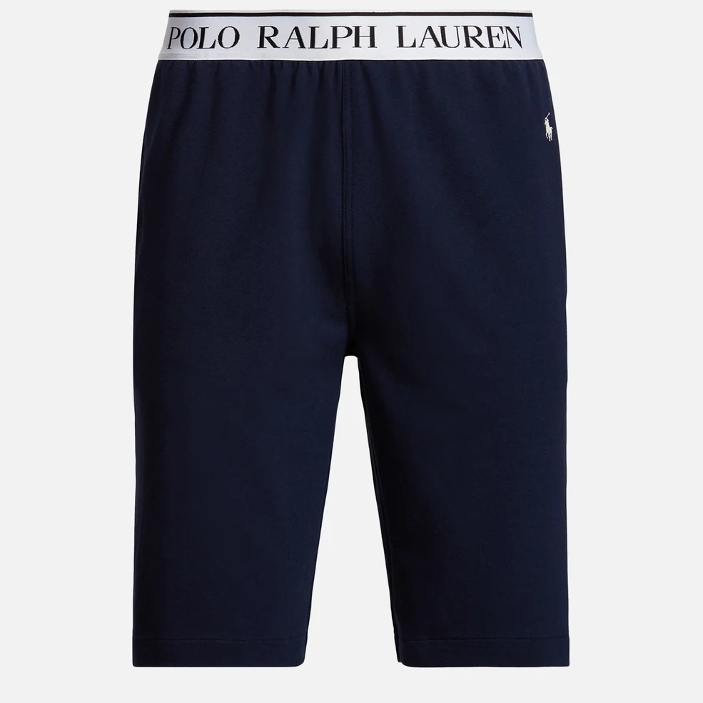 Polo Ralph Lauren Men's Lightweight Fleece Sleep Shorts - Cruise Navy Image 1