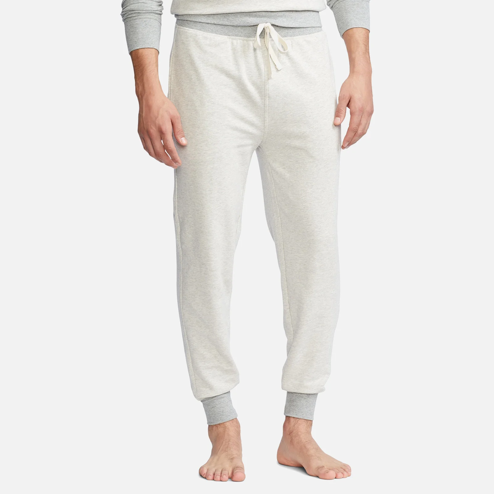 Polo Ralph Lauren Men's Lightweight Fleece Joggers - Grey Colour Block Image 1