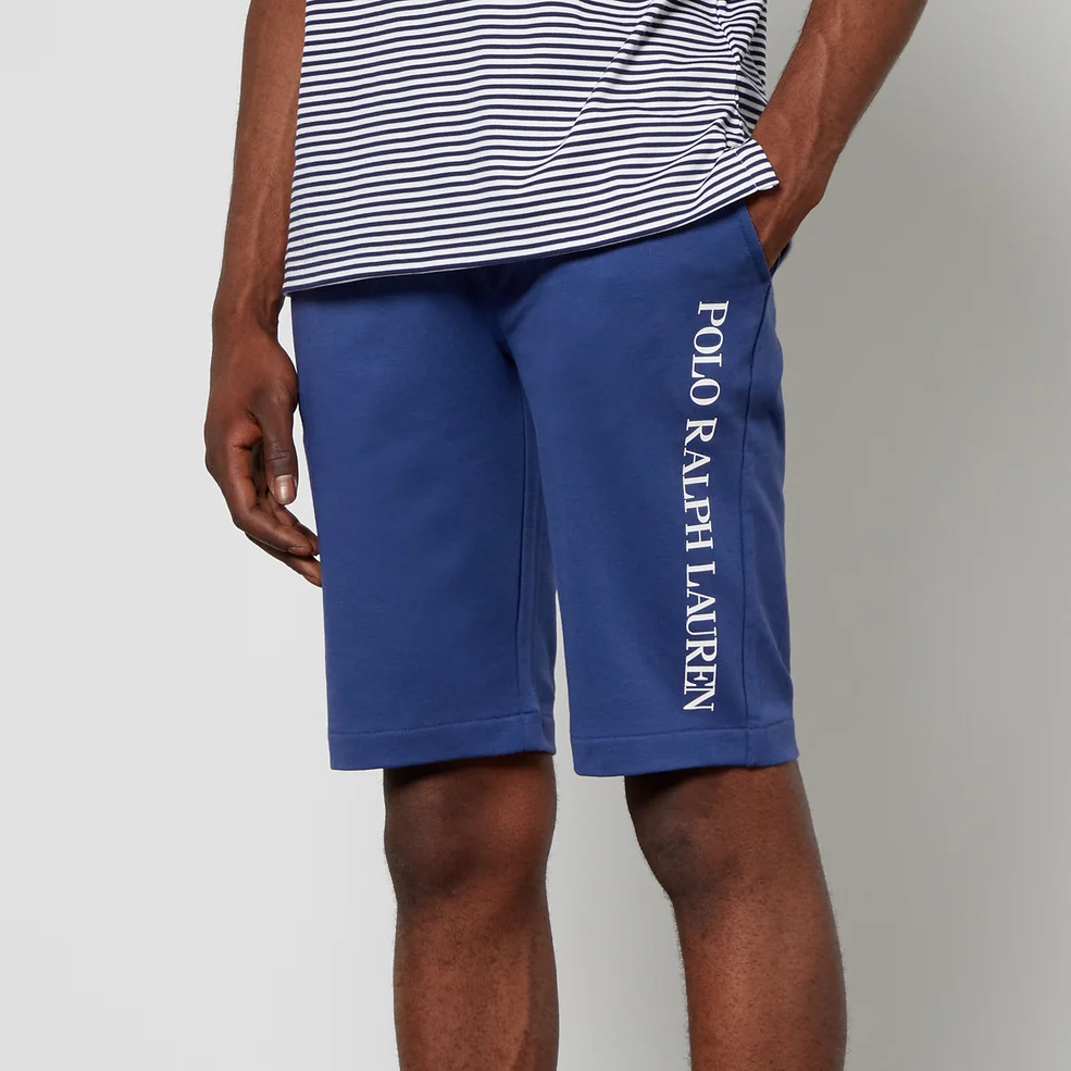 Polo Ralph Lauren Men's Loopback Jersey Slim Shorts - Light Navy Image 1