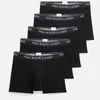 Polo Ralph Lauren Men's Classic 5 Pack Trunks - Black - Image 1