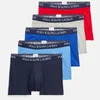 Polo Ralph Lauren Men's Classic 5 Pack Trunks - Red/Grey/Royal/Blue/Navy - Image 1