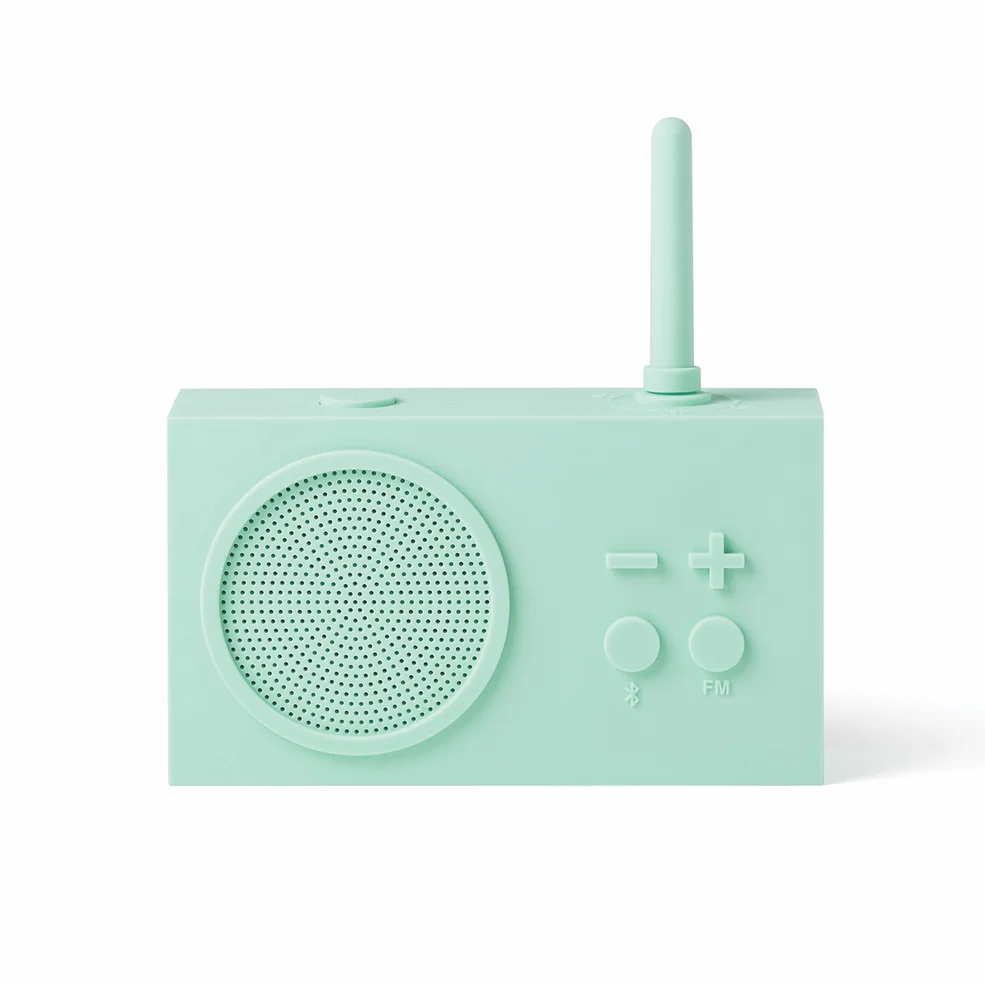 Lexon TYKHO 3 FM Radio and Bluetooth Speaker - Mint Image 1