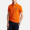 Polo Ralph Lauren Men's Custom Slim Fit Mesh Polo Shirt - Sailing Orange Beach Bear - Image 1