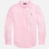 Polo Ralph Lauren Men's Dye Linen Button Down Shirt - Carmel Pink - Image 1