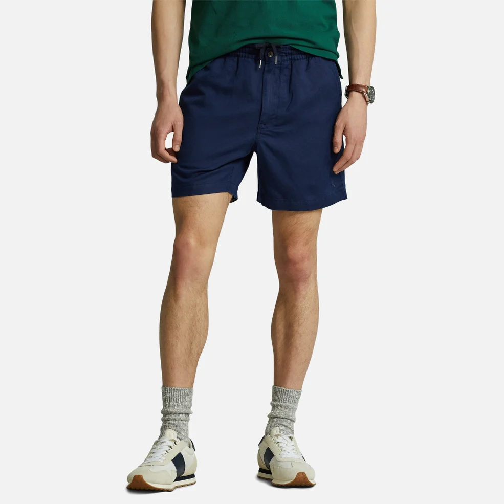 Polo Ralph Lauren Men's Linen Tencil Blend Shorts - Newport Navy Image 1