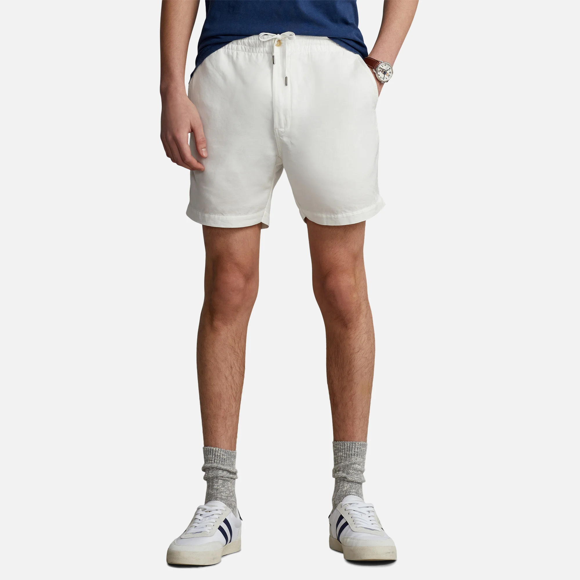 Polo Ralph Lauren Linen, Cotton and Lyocell-Blend Shorts - XL Image 1