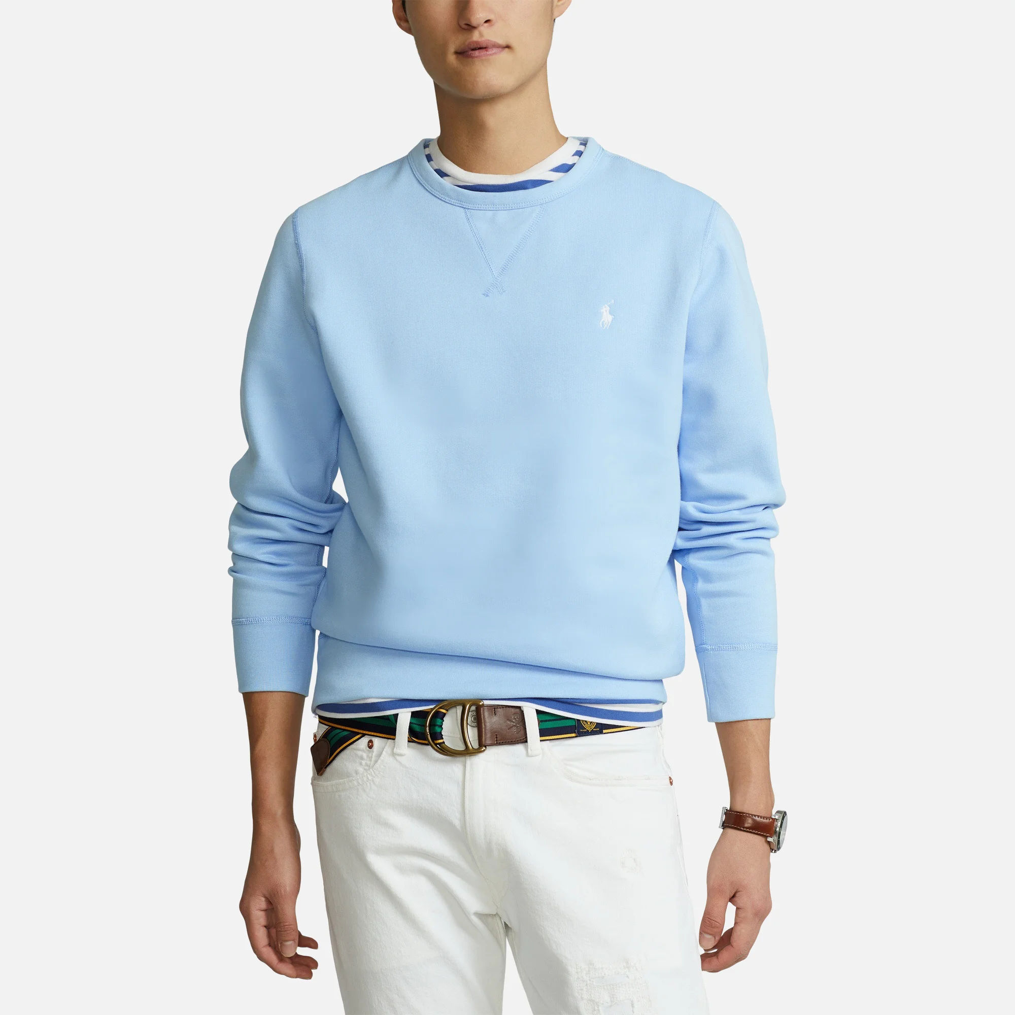 Polo Ralph Lauren Men's Fleece Sweatshirt - Elite Blue Image 1
