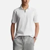 Polo Ralph Lauren Men's Custom Slim Fit Stretch Mesh Zip Polo Shirt - White - Image 1