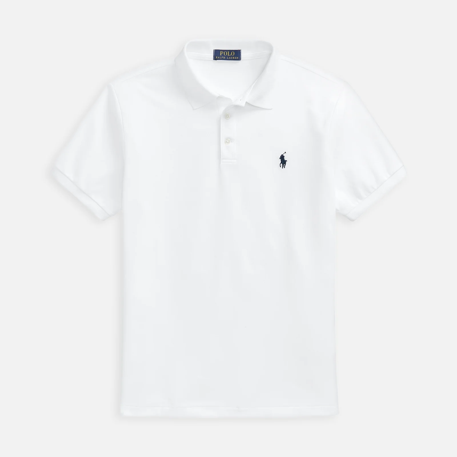 Polo Ralph Lauren Men's Custom Slim Fit Birdseye Polo Shirt - White Image 1