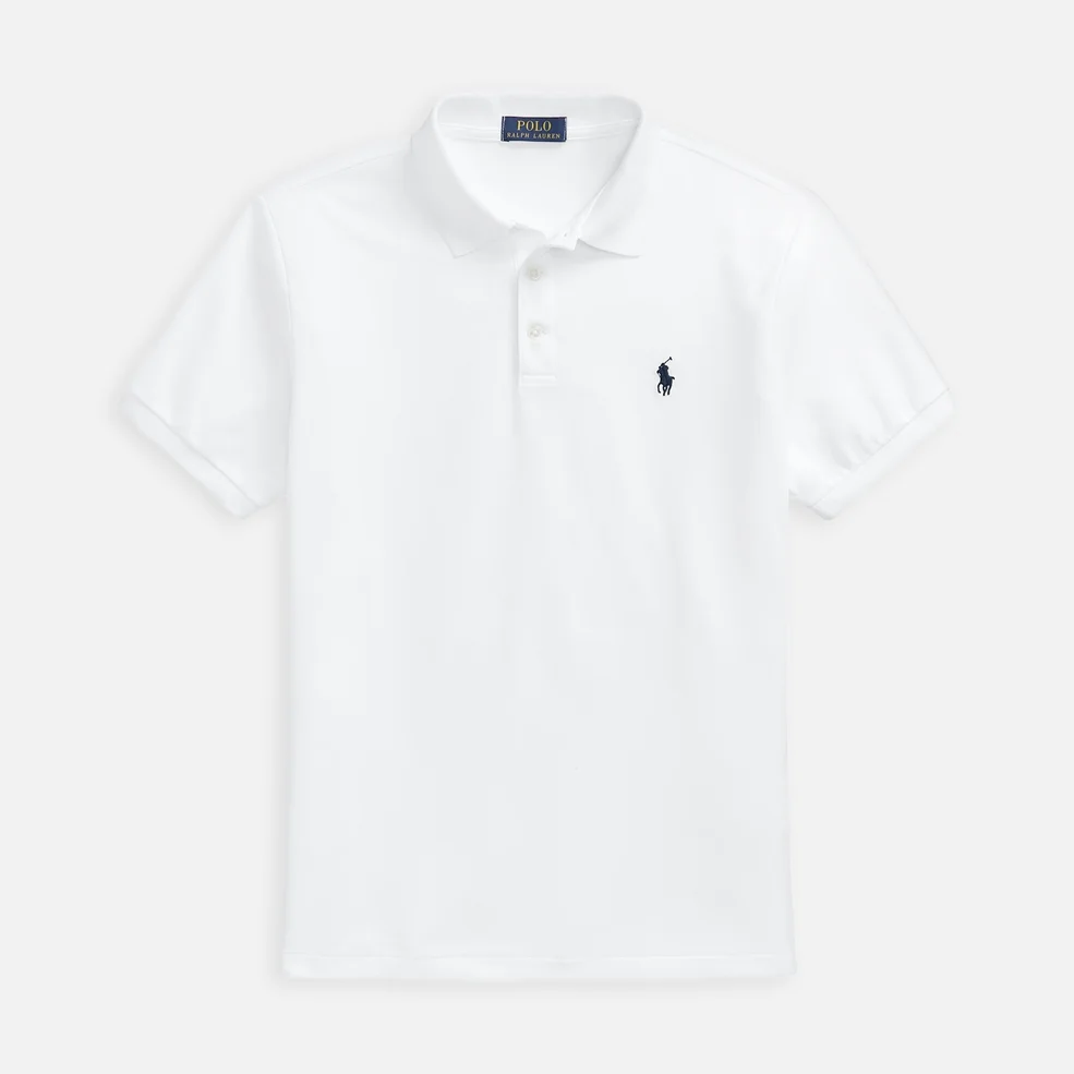 Polo Ralph Lauren Men's Custom Slim Fit Birdseye Polo Shirt - White Image 1