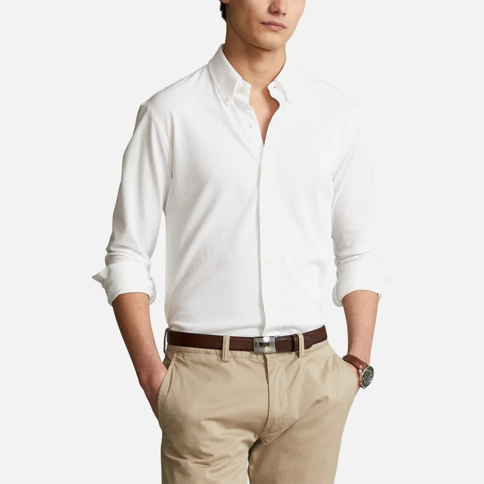 Polo Ralph Lauren Men's Oxford Mesh Shirt - White Image 1