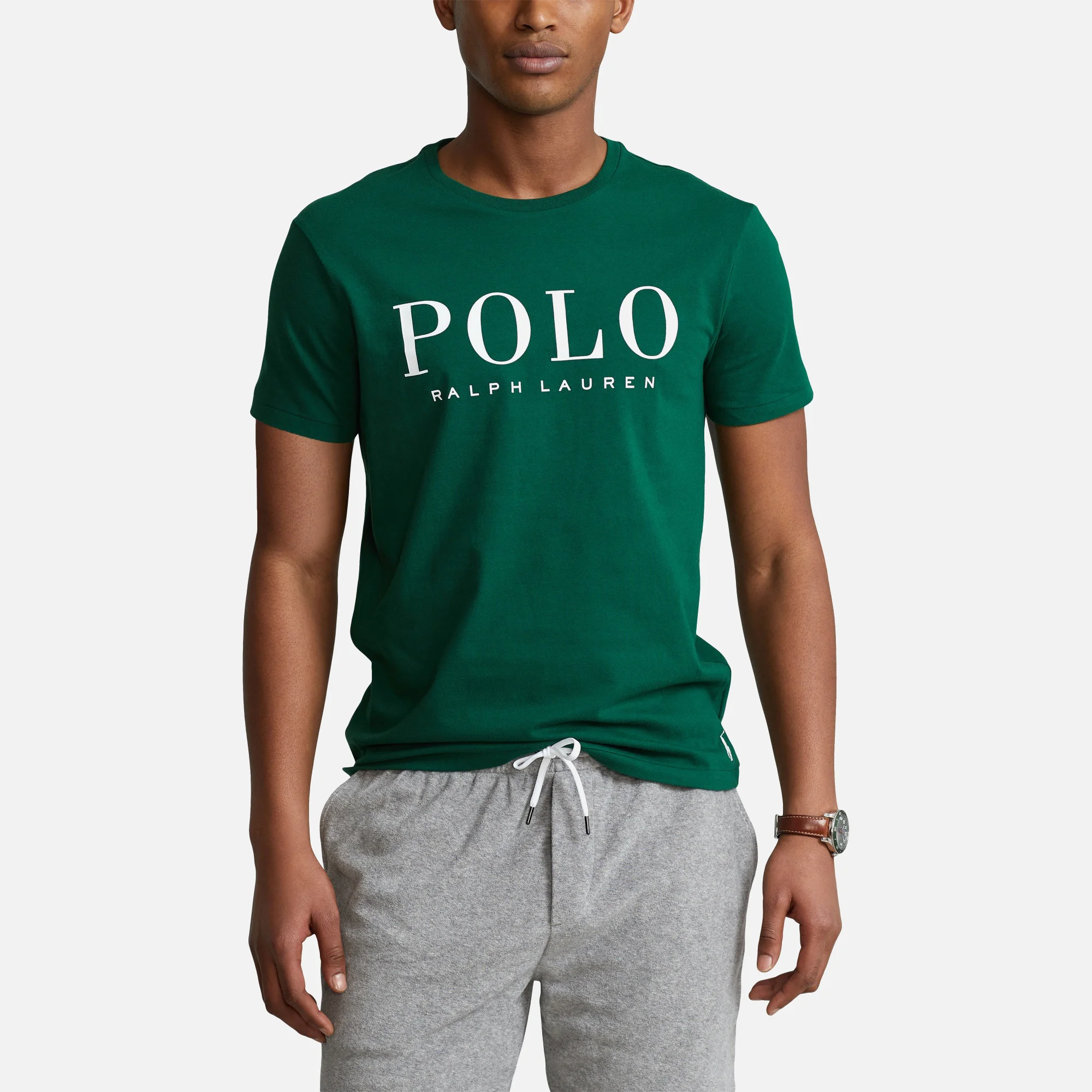 Polo Ralph Lauren Men's Custom Slim Fit Logo T-Shirt - New Forest Image 1