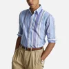 Polo Ralph Lauren Men's Custom Fit Striped Oxford Shirt - Blue Multi - Image 1