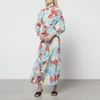 RIXO Women's Lucy Midi Dress - Collage Floral - Image 1
