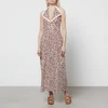 RIXO Women's Sabrina Midi Dress - Chocolate Daisy Chain - Image 1