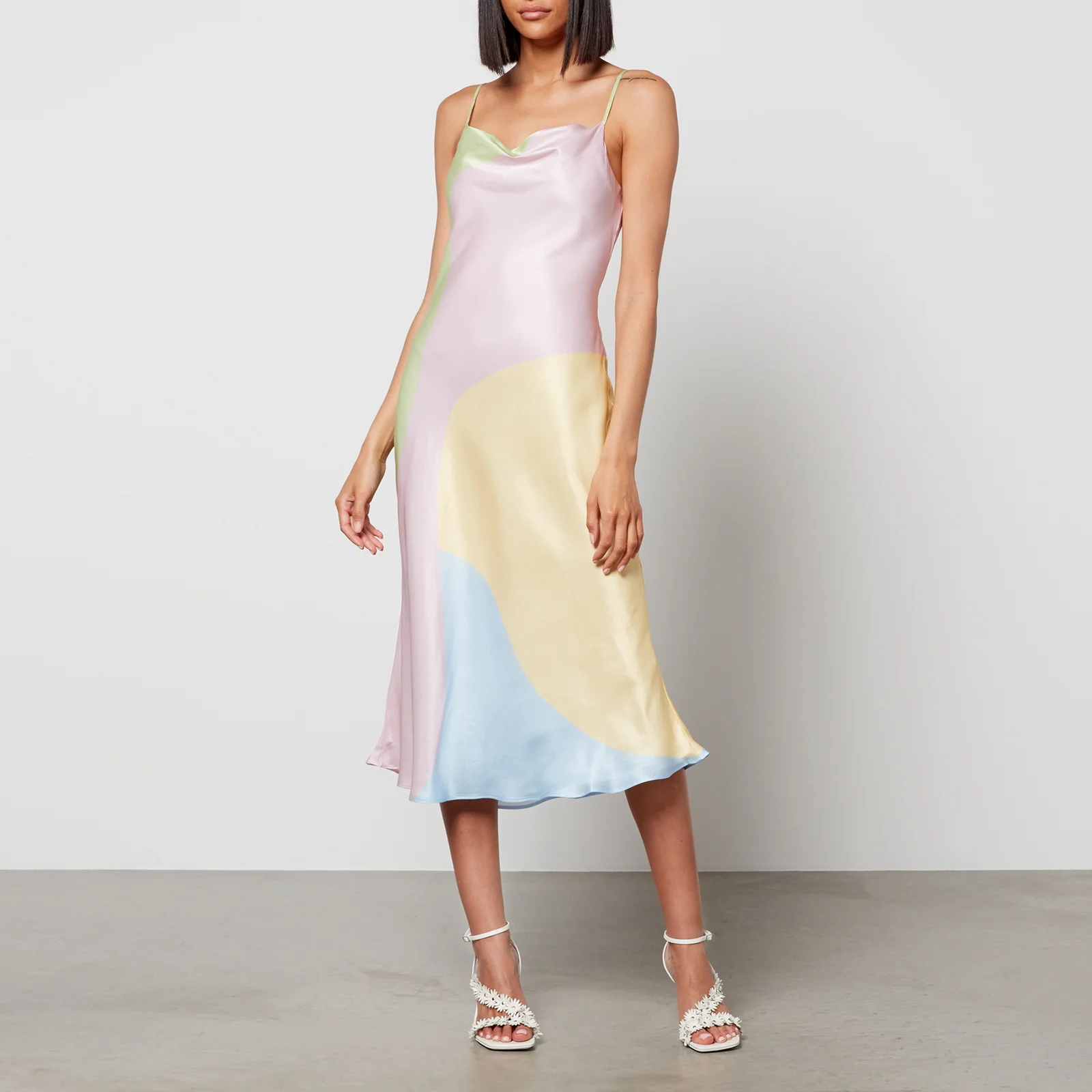 Olivia Rubin Women's Aubrey Midi Dress - Colourblock Image 1