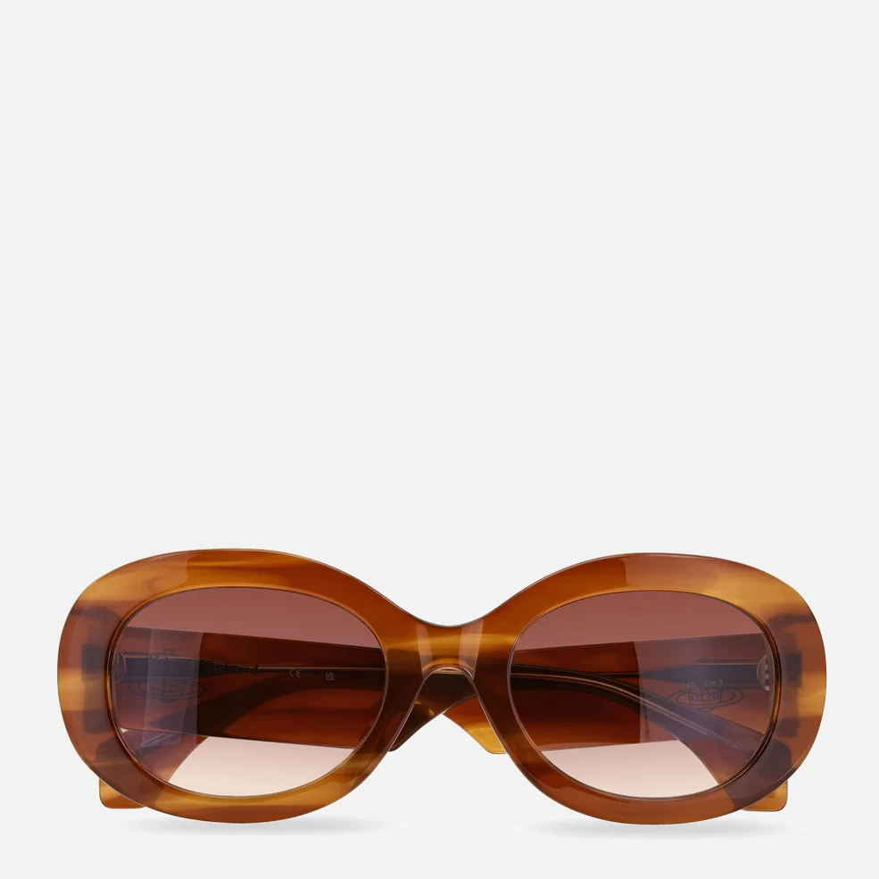 Vivienne Westwood Women's Round Acetate Sunglasses - Tortoise Image 1