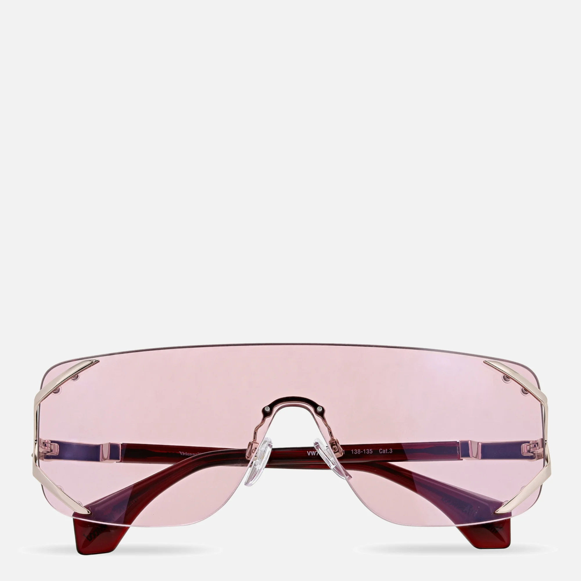 Vivienne Westwood Women's Pink Sunglasses - Rose Pink Image 1
