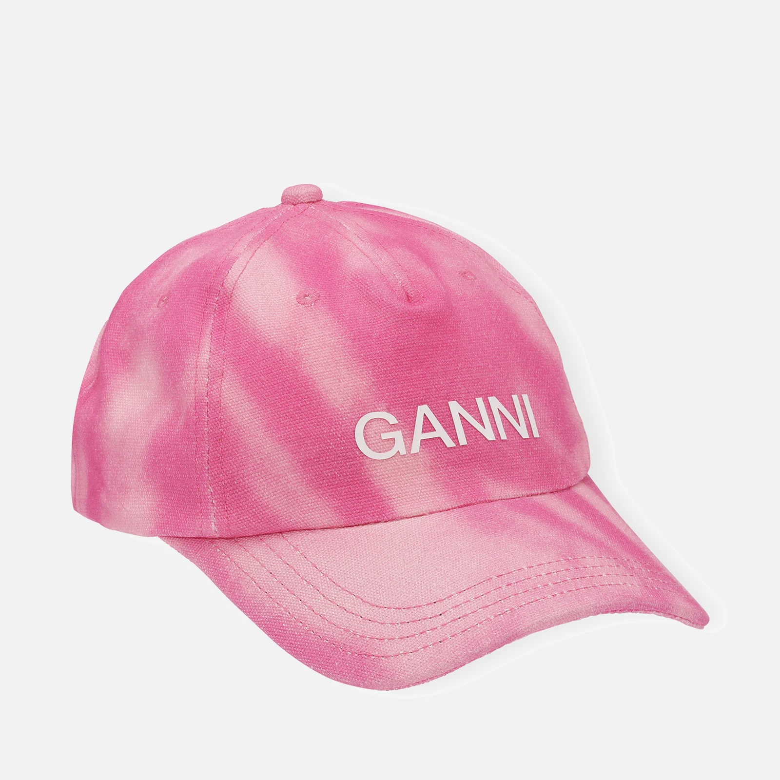 Ganni Organic Cotton-Canvas Baseball Cap Image 1