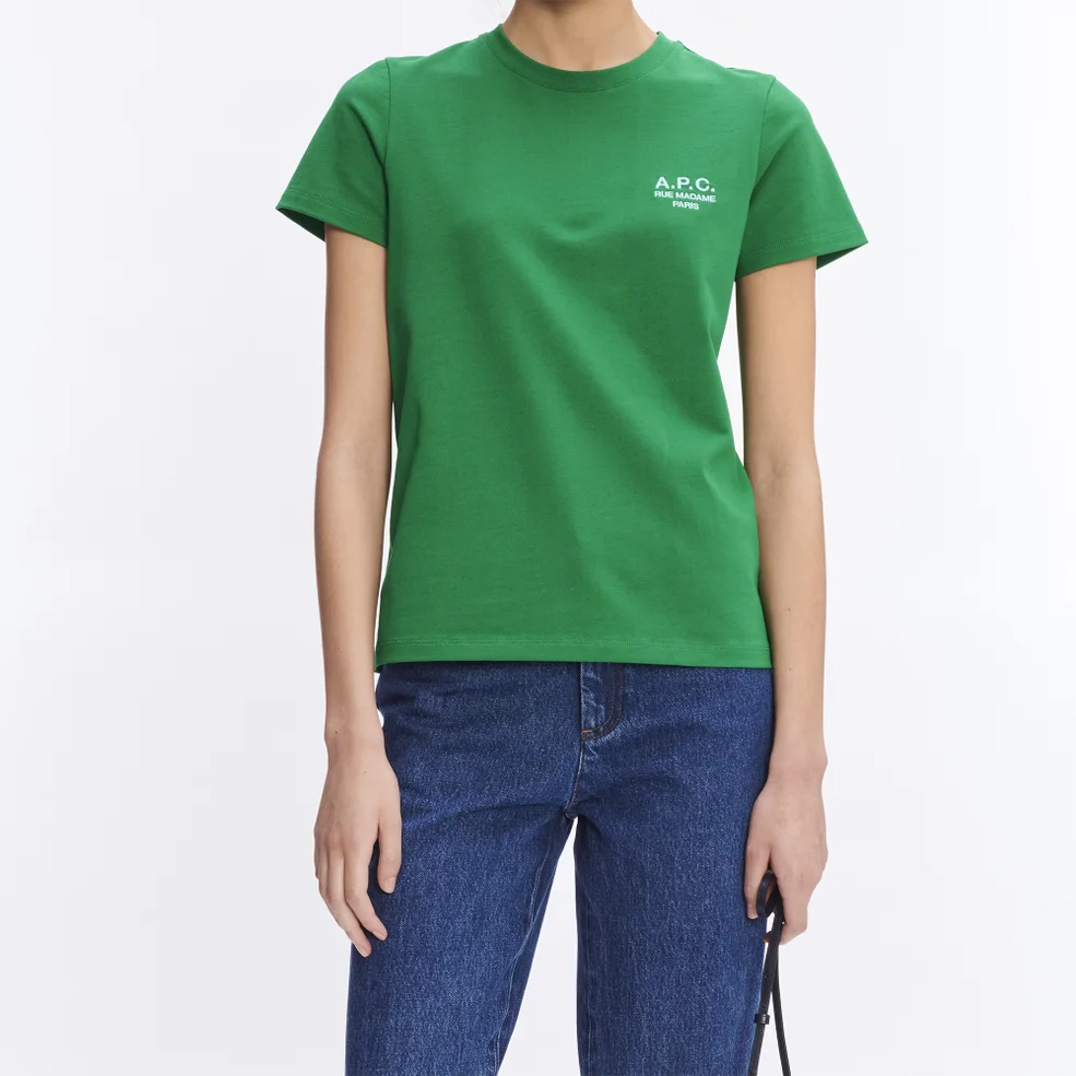 A.P.C. Denise Cotton-Jersey T-Shirt Image 1