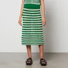 Baum Und Pferdgarten Women's Ciel Knitted Skirt - Cream/Green - Image 1