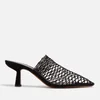 Neous Bophy Mesh and Leather Heeled Mules - Image 1