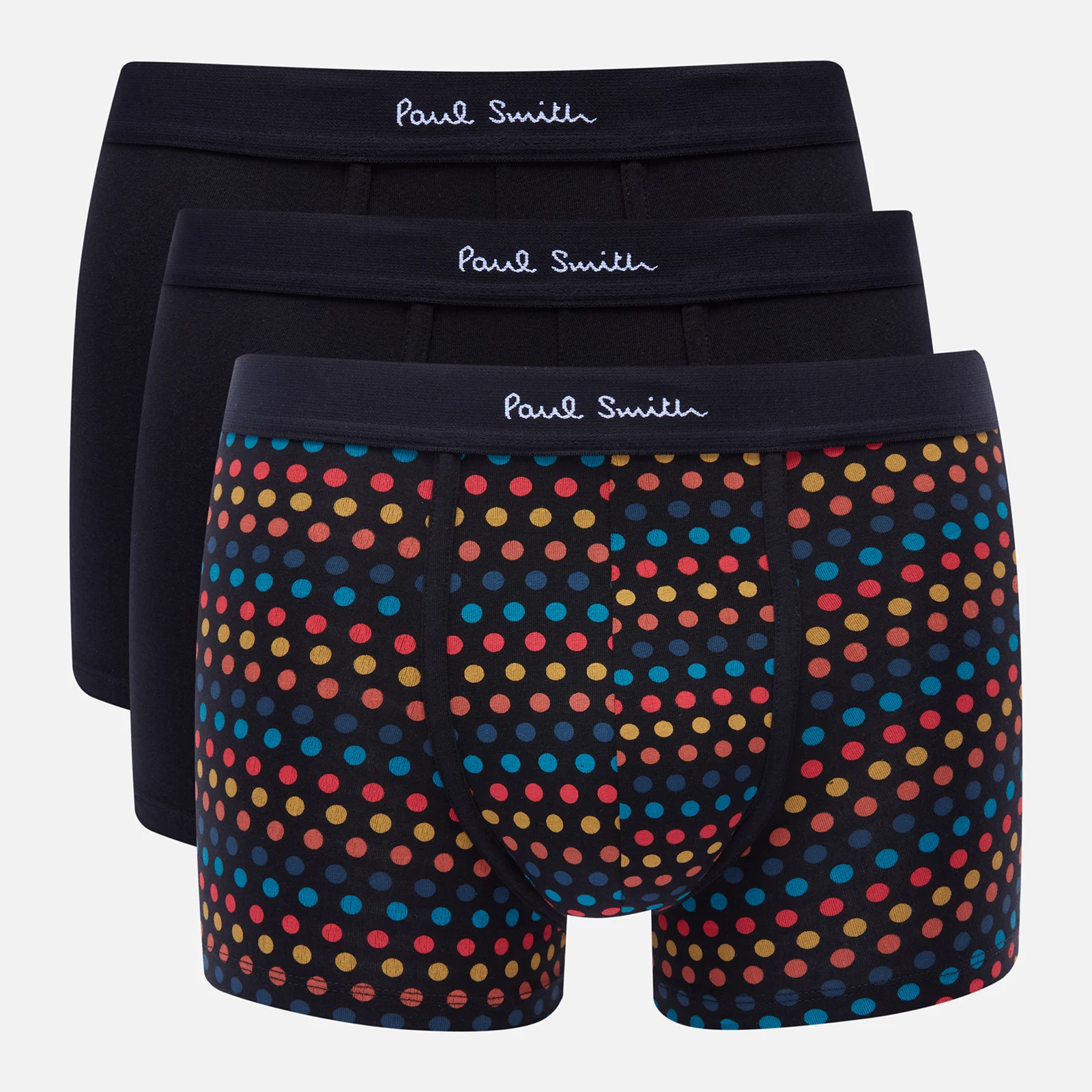 PS Paul Smith Men's 3-Pack Trunks - Black/Multi Image 1