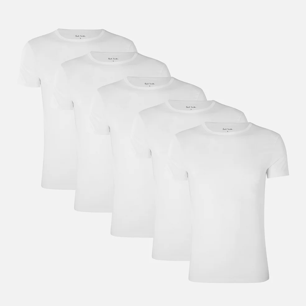 PS Paul Smith Five-Pack Cotton-Jersey T-Shirts Image 1