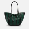 Proenza Schouler Large Ruched Tie-Dyed Leather Tote Bag - Image 1